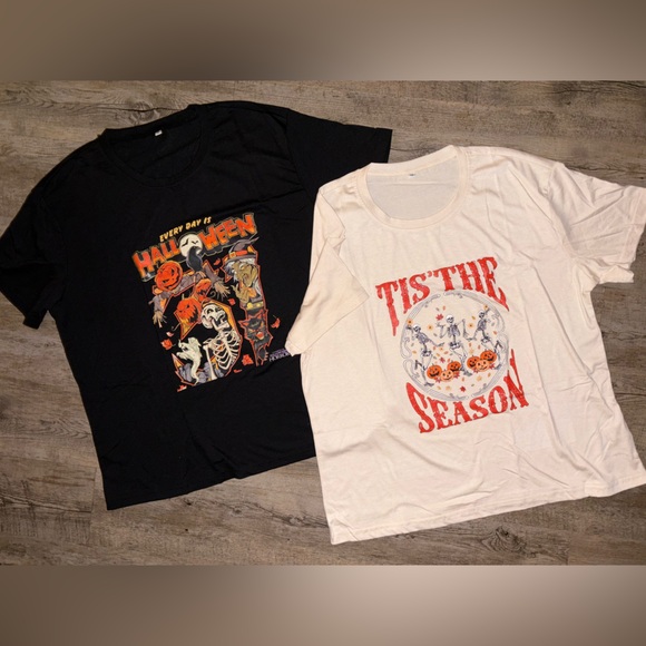 Halloween Graphic Plus size T-Shirts XXL - Picture 1 of 3